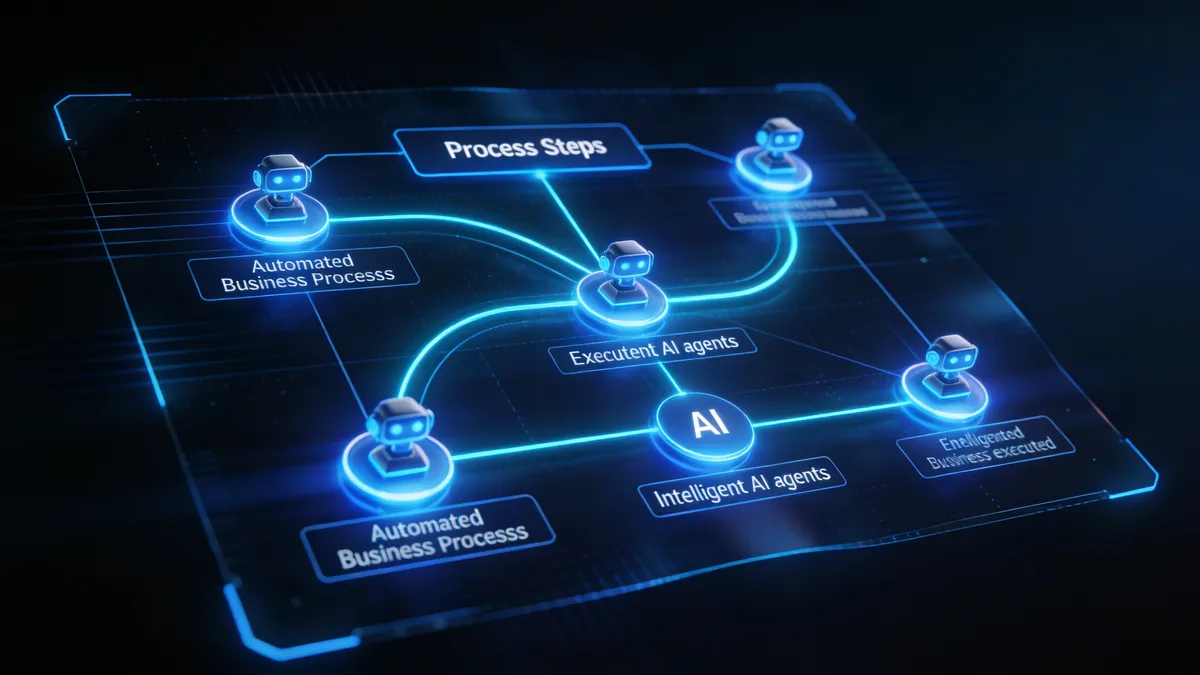 Agenci AI zarządzający zautomatyzowanymi procesami biznesowymi firmy