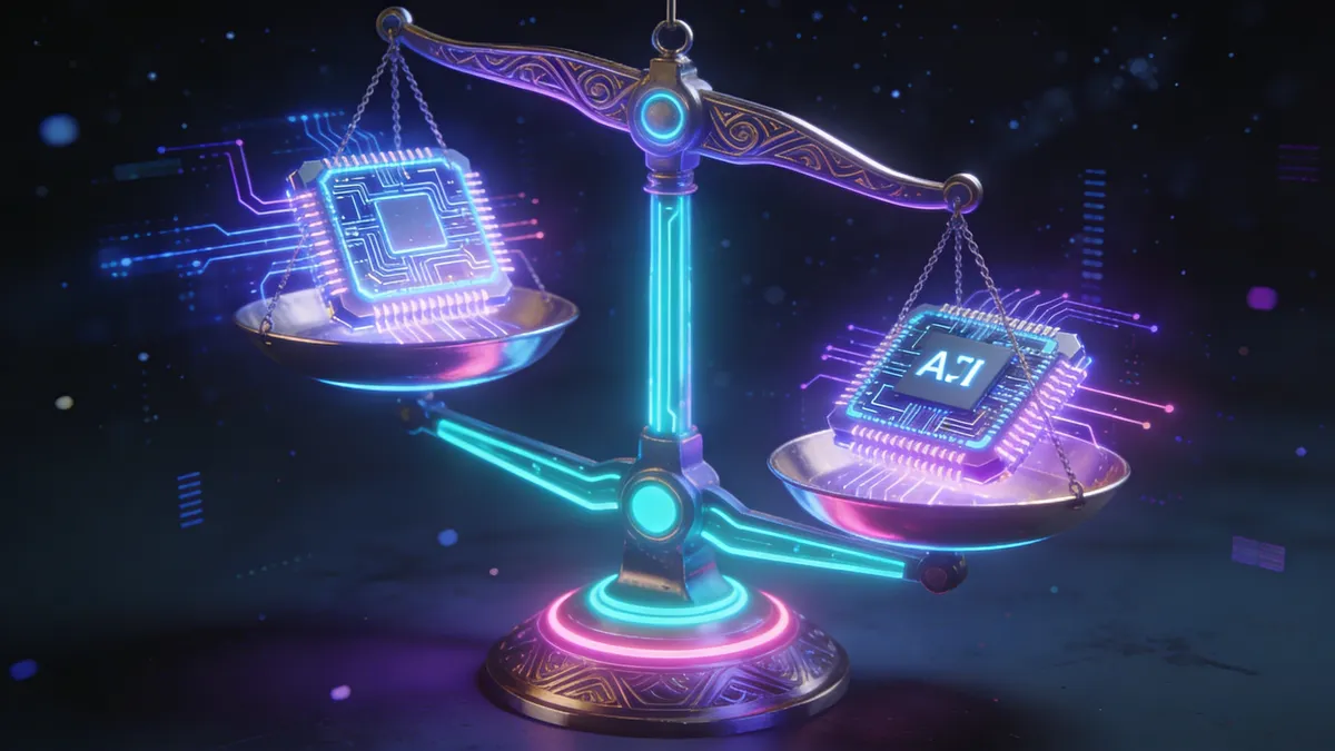 Waga porównująca superczipy do obliczeń AI: wybór idealnego modelu sztucznej inteligencji