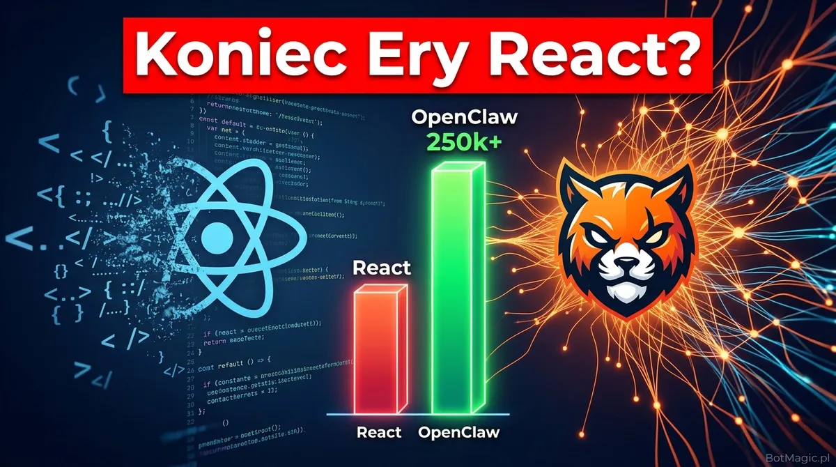 OpenClaw bije React na GitHub! Jak framework AI zmienia programowanie w 2026